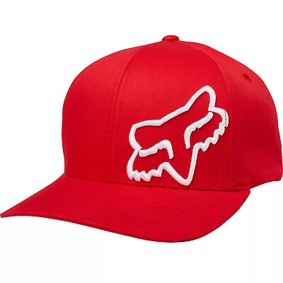 Fox Racing Men's Flex 45 Flexfit Hat Red Headwear Accessories Motox Streetrac... • $33.55