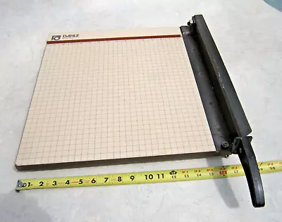 Vintage DAHLE 17  PAPER CUTTER Model  #115 ~ Cuts Perfectly - Very Sharp Blade ~ • $78
