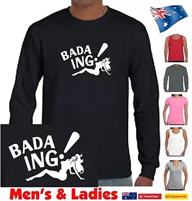 Funny T Shirts Bada Bing Strip Club Inspired By The Sopranos Fathers Day Singlet • $22.95