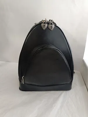 Vicenza  1993 Rare  Women's Black Leather Backpack Y2K  • $110