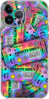 Anxiety Vibes Ticket Mood Party Life Case Cover Silicone / Shockproof / MagSafe • $24.95