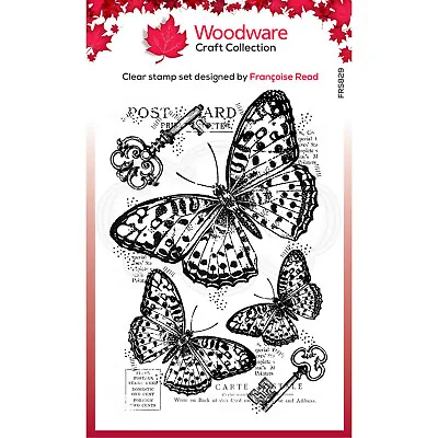 £6.50 • Buy Woodware Clear Stamp Sets - Christmas Vintage Floral Sea Retro - All NEW Designs