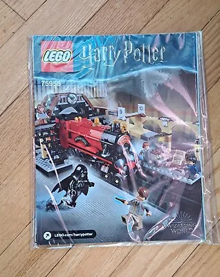 Lego 75955 Harry Potter Hogwart's Express Train Instruction Manual Booklet ONLY • $5.04