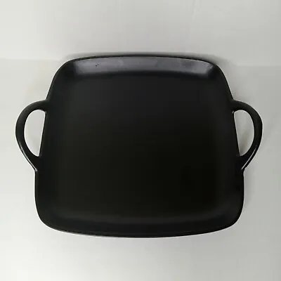  Tray Black With Side Handles Decoration Only No Food • $15