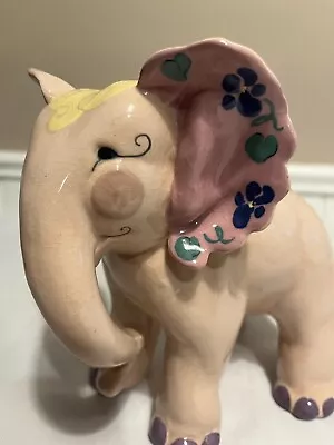 Kay Finch Figurine ELEPHANT 5x4 California Pottery Excellent Condition! • $55.95