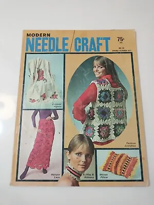 MODERN NEEDLE CRAFT Spring Summer 1971 VTG Magazine Patterns Crochet Knit #59 • $8.82