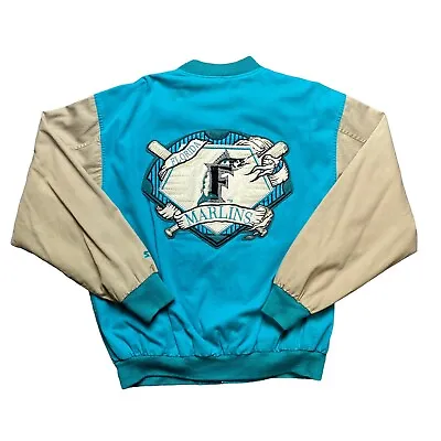 Florida Marlins Starter Vintage 90s Varsity Jacket Size Large • $200