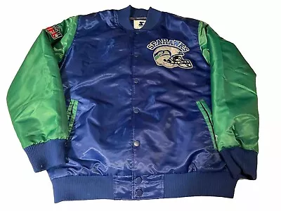 Seattle Seahawks Men's Starter Jacket Used/xxl • $110