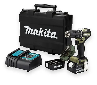 Makita DHP487FX3O 18v LXT Li-Ion Combi Drill Olive Green And 1 X 3.0Ah Battery • £158.66