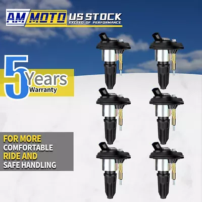 New 6 Pack Ignition Coils For Chevy Trailblazer GMC Canyon Envoy UF-303 C1395 • $60.67