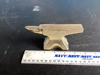 Small Unique Solid Brass Anvil 5 1/2” Long Cast By My Dad 1984 W/side Name Plate • $38.95