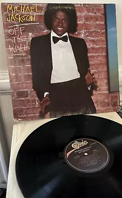 Michael Jackson Off The Wall 1979 Epic BL 35745 Record Album LP Vinyl VG+ To EX • $14.95