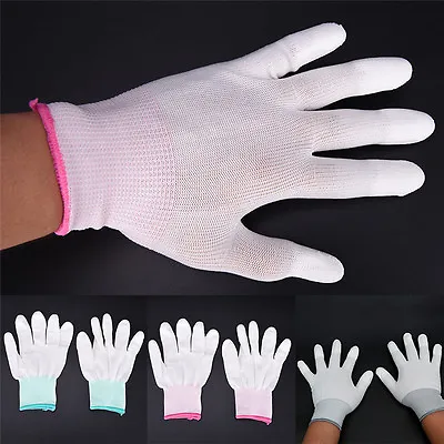 $7.74 • Buy 1Pair Anti Static Antiskid Gloves PC Computer Repair ESD Electronic Labor Wo .A+