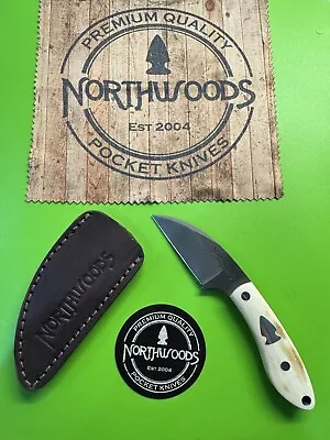 NORTHWOODS FALL CREEK Primitive Bone FIXED BLADE Knife. Beautiful Brand New • $349