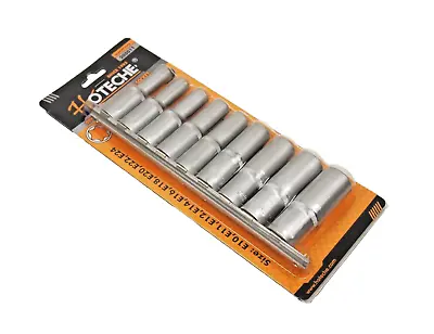 9 PC Deep E Torx Star Female Bit Socket Set 1/2  Drive E10 -E24 205011 • $34.99