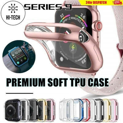 $5.75 • Buy TPU Case For Apple Watch Cover IWatch 9 8 7 6 5SE 45/44/42/41/40/38mm Protector