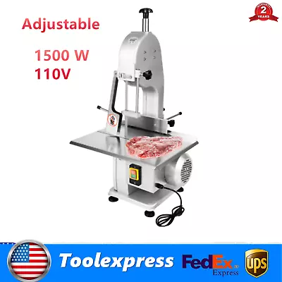 1500W Commercial Electric Meat Bone Saw Machine Frozen Meat Cutting Band Cutter • $381.90