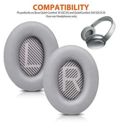 2PCS Replacement Ear Pads Cushion Cover For QuietComfort QC35 QC35II Bose AU NEW • $18.58