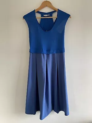 £10 • Buy CREA CONCEPT Blue MIDI Dress Size 38