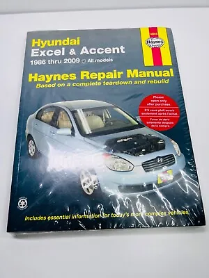 Haynes 43015 Repair Manual Hyundai Excel & Accent 1986 Thru 2009 All Models • $16.99