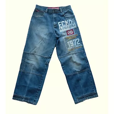 ECKO BOYS MENS VINTAGE Y2K 90s JEANS DENIM PANTS SZ 18 29x29 • $55