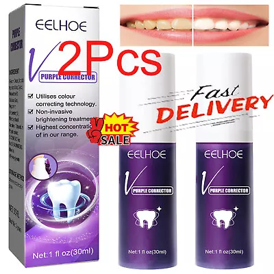 2Pcs Hismile V34 Teeth Whitening Colour Corrector Stain Removal Toothpaste Nice • $16.46