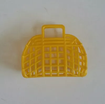 10 Party Favor Bags-NEW Vintage Retro 5  (1980's) Jelly YELLOW Purse (US Made) • $30