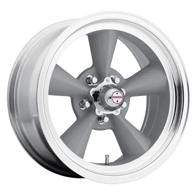 American Racing VN309 TT O 15x8.5 ET-24 5x120.65 83.06mm VINTAGE SILVER W/ MACHI • $821.50