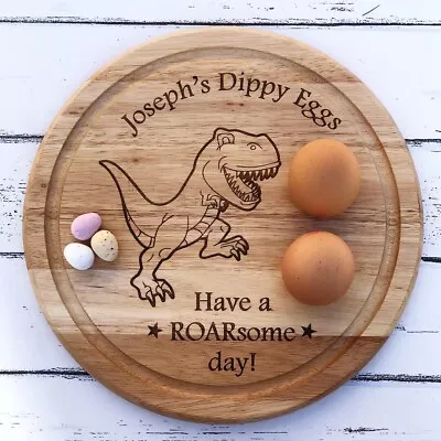 £11.50 • Buy Egg Board Dinosaur Personalised Easter Gift Dippy Eggs