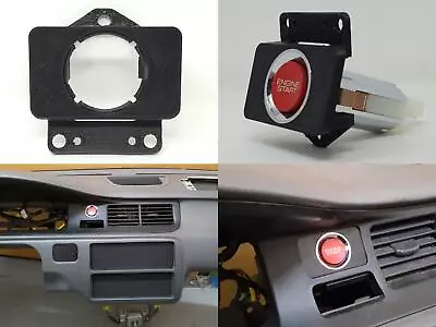 1992-1995 Honda Civic Clock To S2000 Push Button Start Panel EG S2k 93 1994 Trim • $12.95