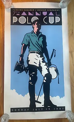 Michael Schwab 7th Annual Polo Cup Silkscreen Print Limited Edition Signed • $399