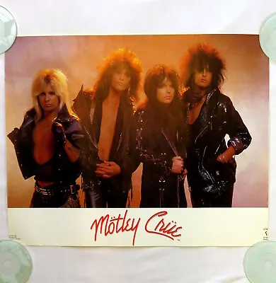 Motley Crue 1987 Girls Girls Girls Era Poster Heavy Metal Hard Rock Band • $30