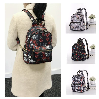 Boutique Season Crinkle Nylon Small Backpack Lightweight Waterproof Back Pack • £15.99