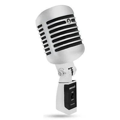 5Core Classic Retro Dynamic Vocal Microphone Vintage Style Unidirectional Mic⚫ • $38.88