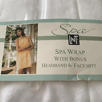 NEW Women's Spa Wrap With Bonus Headband & Face Mitt • $10
