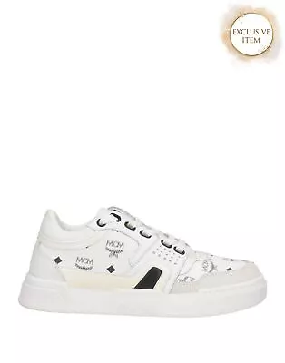 RRP€525 MCM Sneakers US6 UK3 EU36 Perforated Thick Sole Made In Italy • $1.24