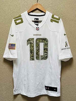 Nike NFL Redskins Griffin Ill #10 OnField Salute To Service Jersey Men's Size M • $49.99