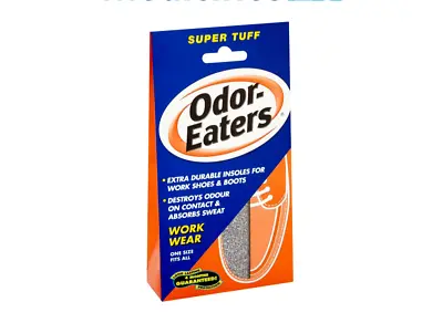 Odor Eaters Super Tuff Insoles 2 Pcs Heavy Duty Work Wear Insoles • £8.99