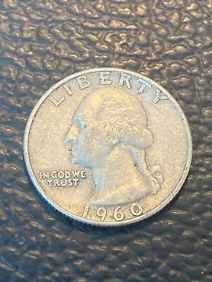 90% Silver 1960 Washington Quarter (Circulated)#63 • $5