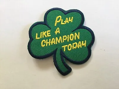 Notre Dame   Fightin' Irish' VINTAGE EMBROIDERED IRON ON PATCH 3” • $6.69