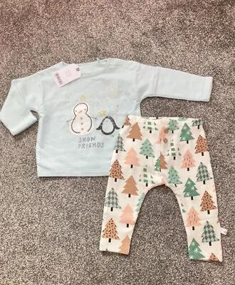 BNWT Next Christmas Baby Outfit Set 3-6 Months • £7.50