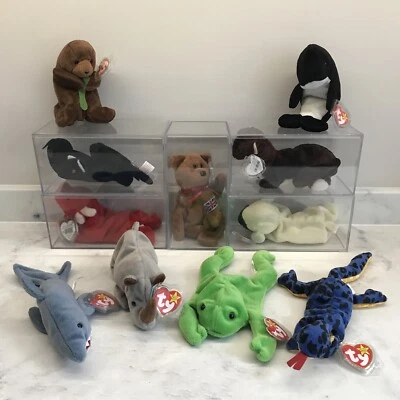 £10.95 • Buy Super Rare Ty Beanie Baby X16 Errors Britannia Radar Tabasco Chops Runner Echo