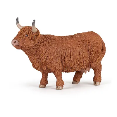 PAPO Farmyard Friends Highland Cattle Toy Figure - New • £12.99