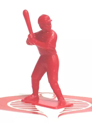 Baseball Player 3  Tall RED Plastic Cake Topper Vintage • $3.99