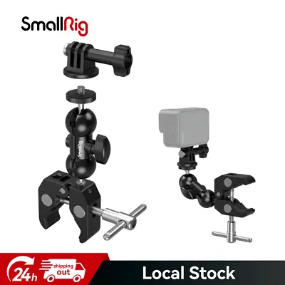 SmallRig Cool Ballhead Arm Super Camera Clamp Mount Double Ball Adapter Fr Gopro • $14.90