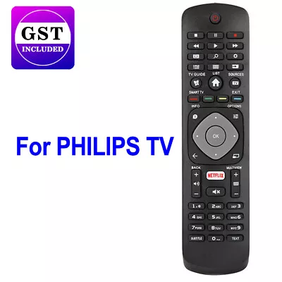 Replacement Remote Control For PHILIPS TV For NETFLIX APP HOF16H303GPD24 • $7.83