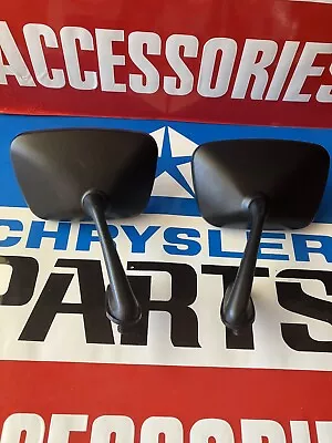 New! 1 PAIR Chrysler Valiant Black Side Mirrors VH R/T Charger Pacer CL Drifter • $734.95