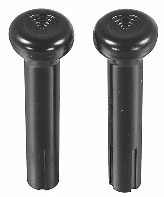 RestoParts Black Plastic Door Lock Knob Set 1968-1973 GTO Chevelle 442 Skylark • $42.71