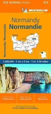 Michelin Regional Maps: France: Normandy Map 513 (Michelin Maps 513) (Englis... • $13.06