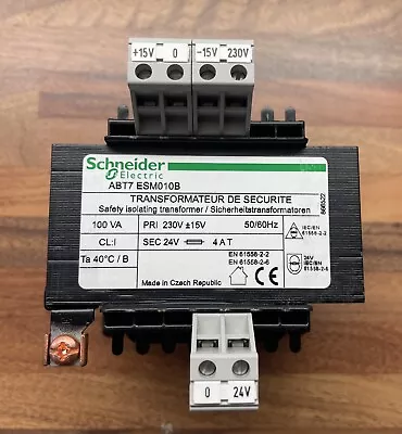 NEW BARGAIN Schneider Electric Safety Isolating Transformer ABT7 ESM010B • £19.99